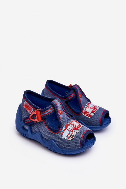 Chaussons sandales enfant Befado 217P118 bleu Chaussons sandales enfant Befado 217P118 bleu