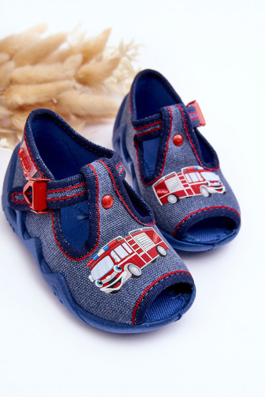 Chaussons sandales enfant Befado 217P118 bleu Chaussons sandales enfant Befado 217P118 bleu