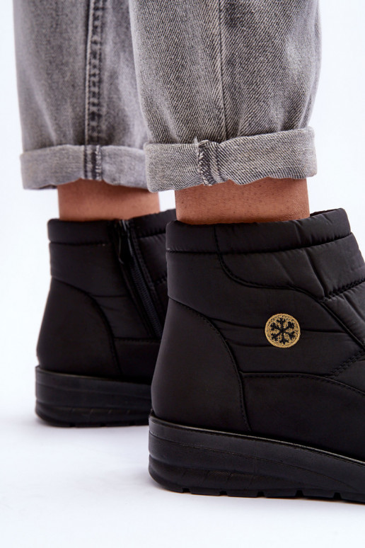 bottes de neige Femme couleur noire chaude Helis bottes de neige Femme couleur noire chaude Helis