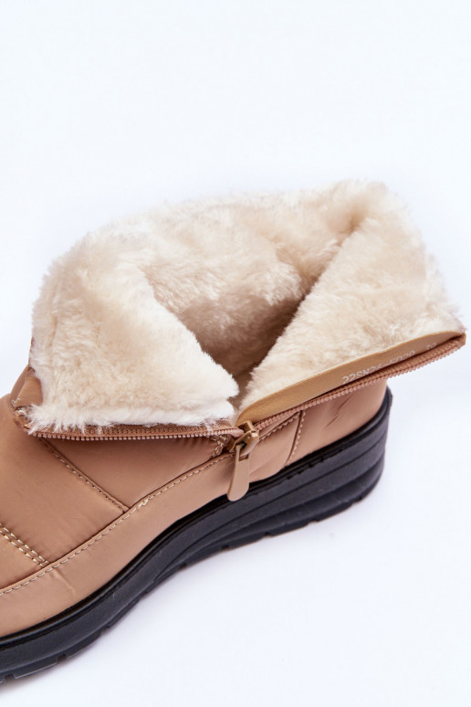 snowboots Dames warm beige Helis