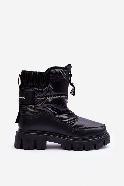 Warme Winterstiefel in der Farbe Schwarz von Freoc Warme Winterstiefel in der Farbe Schwarz von Freoc