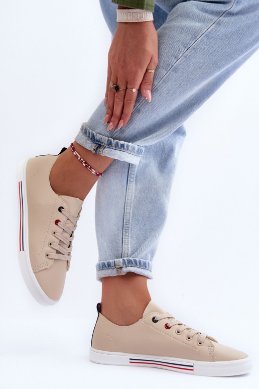 chaussures de sport beiges Mossaia chaussures de sport beiges Mossaia