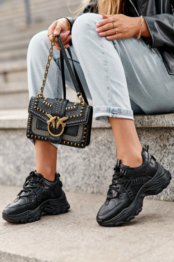 Damen-Sportschuhe, Sneakers in der Farbe Schwarz Toderus 2