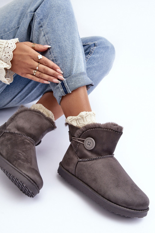 verwarmde snowboots met ornamenten in grijze kleur Siriol verwarmde snowboots met ornamenten in grijze kleur Siriol