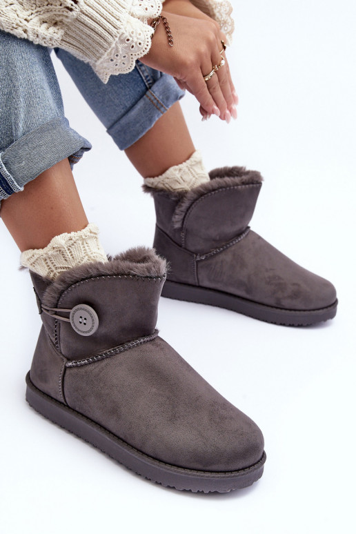 bottes de neige chauffées avec ornements de couleur grise Siriol bottes de neige chauffées avec ornements de couleur grise Siriol