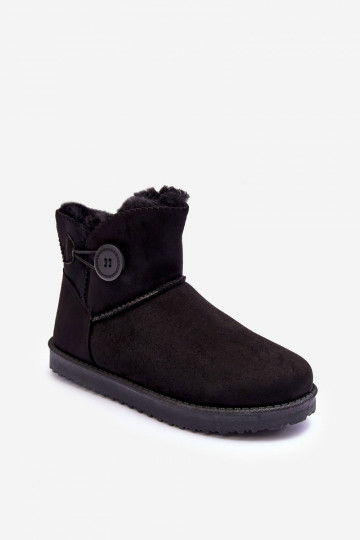 verwarmde snowboots met ornamenten in de zwarte kleur Siriol