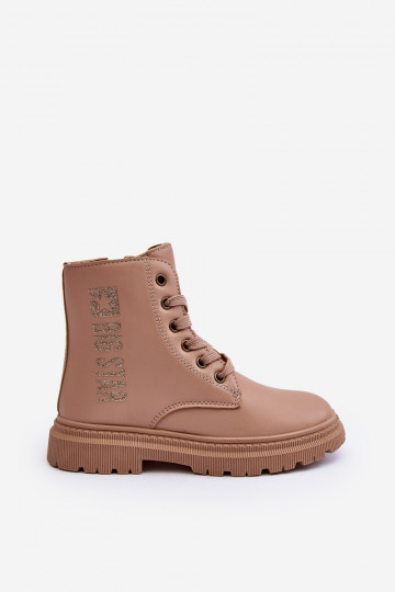 Bottes enfants réchauffées Big Star MM374154 couleur beige 2