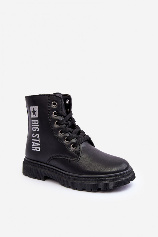 Bottes chauffantes pour enfants Big Star MM374152, couleur noire Bottes chauffantes pour enfants Big Star MM374152, couleur noire