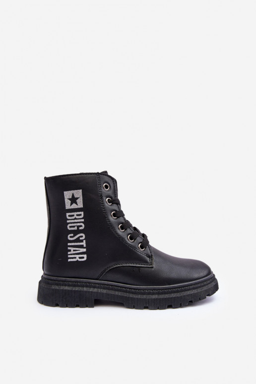 Stiefel für Kinder, warm, Big Star MM374152, schwarze Farbe Stiefel für Kinder, warm, Big Star MM374152, schwarze Farbe