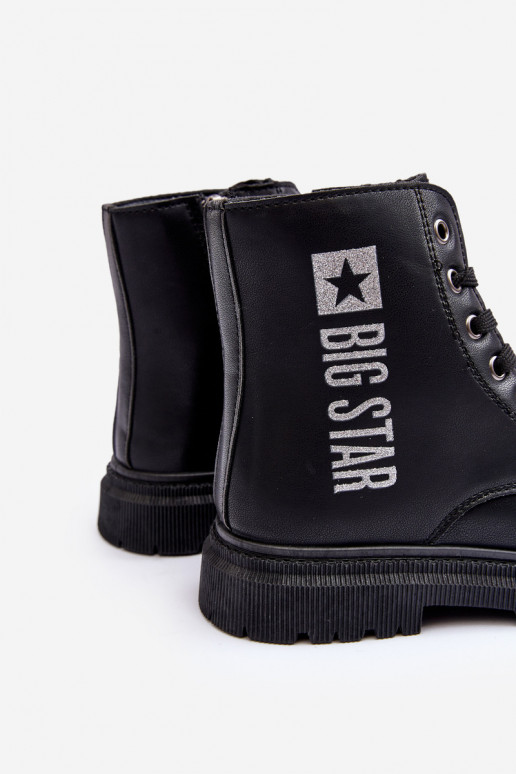 Stiefel für Kinder, warm, Big Star MM374152, schwarze Farbe Stiefel für Kinder, warm, Big Star MM374152, schwarze Farbe
