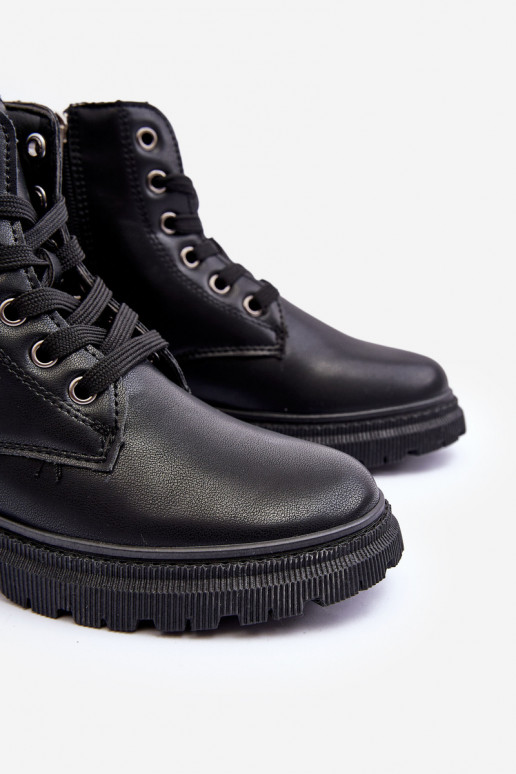 Laarzen Kinderen verwarmd Big Star MM374152 zwarte kleur Laarzen Kinderen verwarmd Big Star MM374152 zwarte kleur