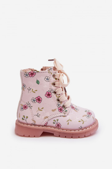 Bottes enfants réchauffées avec fermetures éclair couleur rose Dolida 2