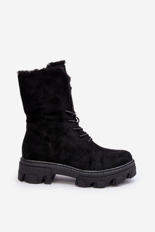 Frendo - Bottines à lacets avec échauffement - Noir