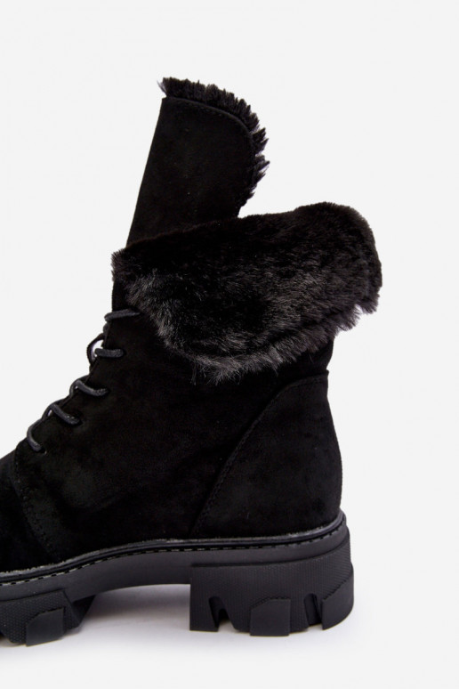 Frendo - Bottines à lacets avec échauffement - Noir