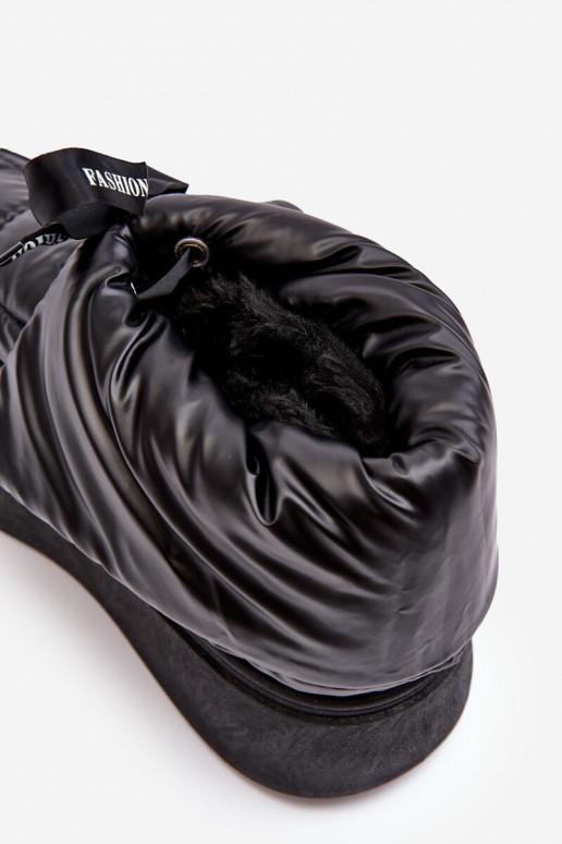 Schneestiefel Wiązaniem schwarze Farbe Siracna Schneestiefel Wiązaniem schwarze Farbe Siracna