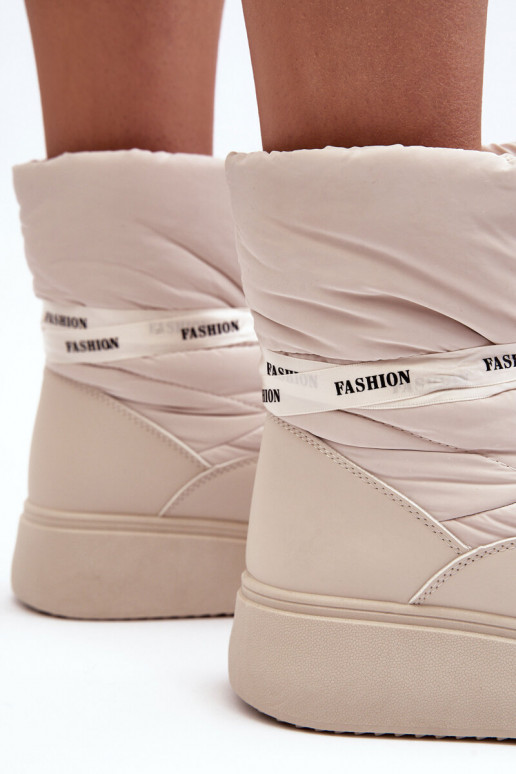 bottes de neige Wiązaniem ivoire Siracna