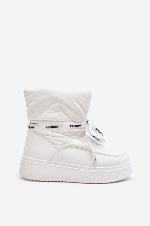 snowboots Wiązaniem witte kleur Siracna