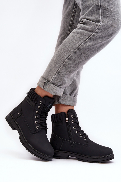 les bottes sont réchauffées en couleur noire Katalis