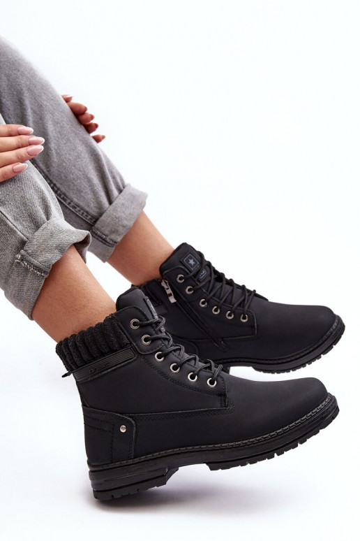 les bottes sont réchauffées en couleur noire Katalis