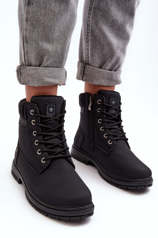 les bottes sont réchauffées en couleur noire Katalis