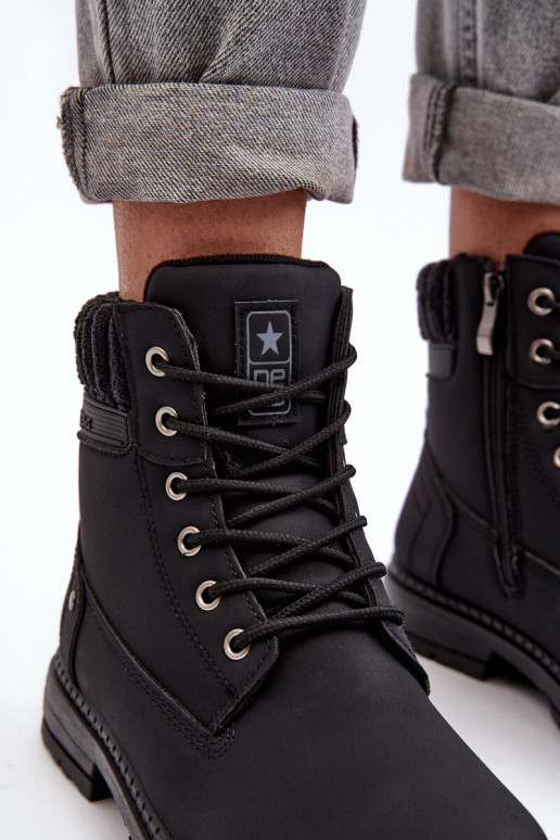 les bottes sont réchauffées en couleur noire Katalis