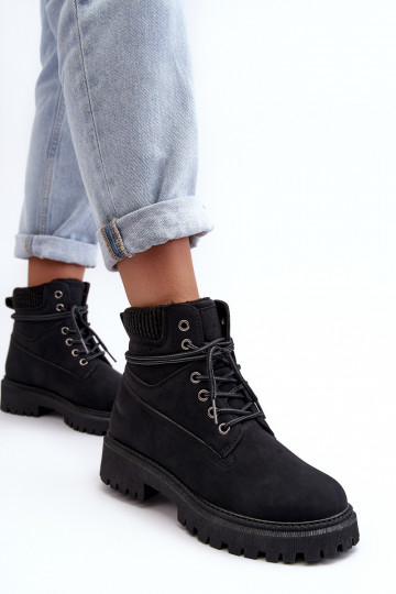 Warme dameslaarzen in zwart Cross Jeans MM2R4012C 2