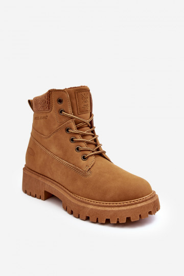 Bottines chaudes pour femmes en Cross Jeans marron MM2R4011C