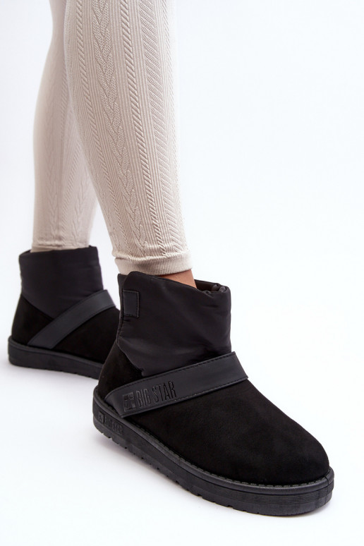 snowboots verwarmd met platform zwart Big Star MM274151 snowboots verwarmd met platform zwart Big Star MM274151