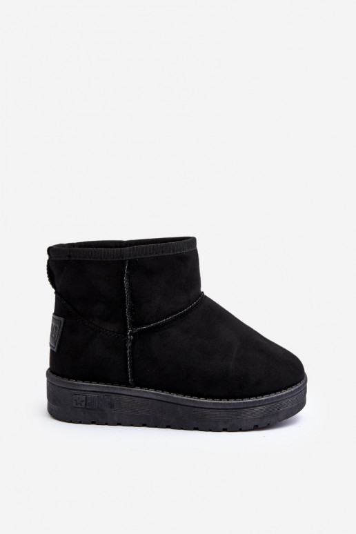 Bottes de neige pour enfants réchauffées en noir Big Star MM374054
