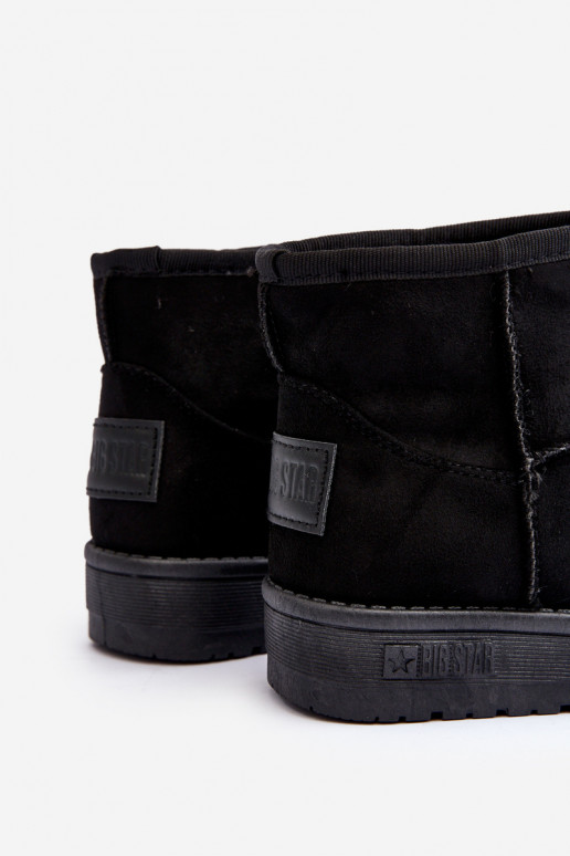 Bottes de neige pour enfants réchauffées en noir Big Star MM374054 Bottes de neige pour enfants réchauffées en noir Big Star MM374054