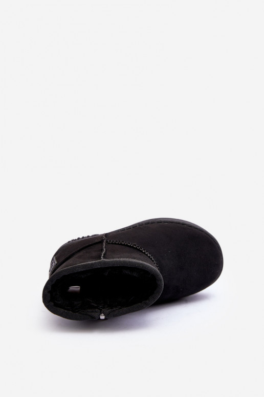 Mit Reißverschlüssen beheizte Kinder-Schneestiefel, schwarz Big Star MM374100