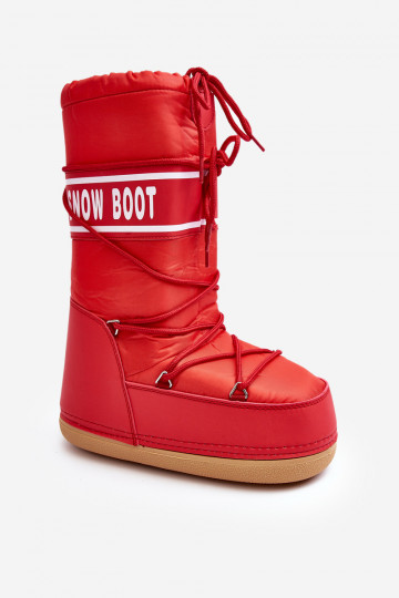 bottes de neige couleur rouge Venila