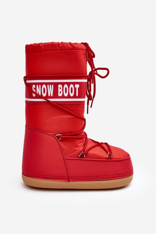 bottes de neige couleur rouge Venila