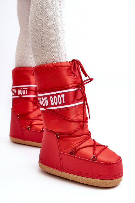 Schneestiefel rote Farbe Venila