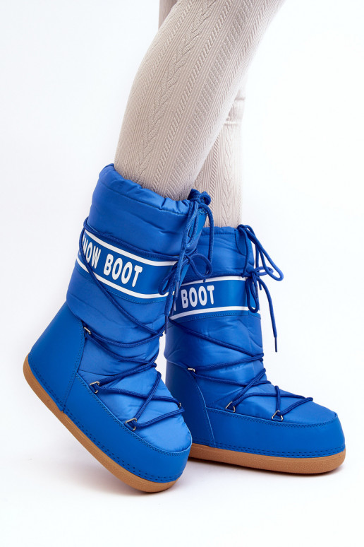 bottes de neige couleur bleue Venila