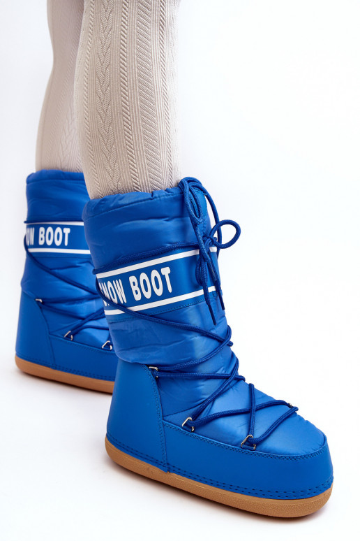 bottes de neige couleur bleue Venila