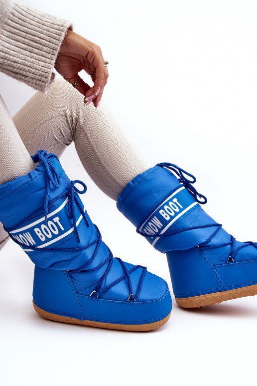 snowboots blauwe kleur Venila snowboots blauwe kleur Venila