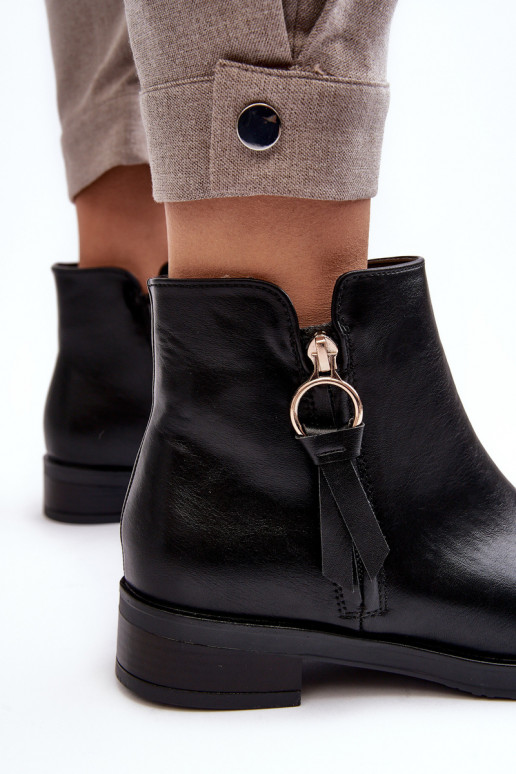 Schwarze Vasica-Damenstiefel Schwarze Vasica-Damenstiefel