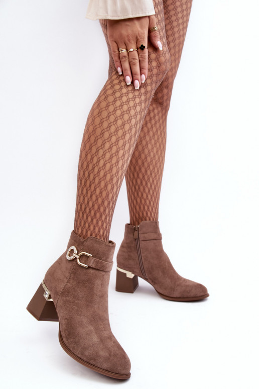 Chaussures en daim marron Nola