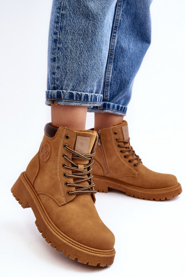 Gewärmte Stiefel in brauner Farbe Felizia