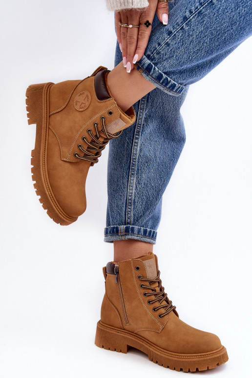 Gewärmte Stiefel in brauner Farbe Felizia