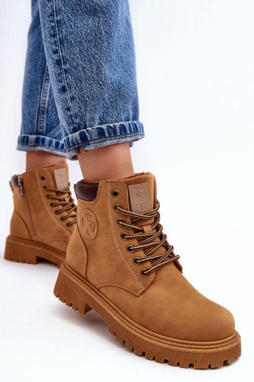 Gewärmte Stiefel in brauner Farbe Felizia