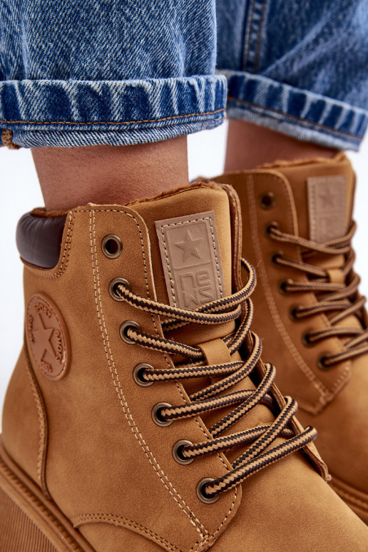 Gewärmte Stiefel in brauner Farbe Felizia