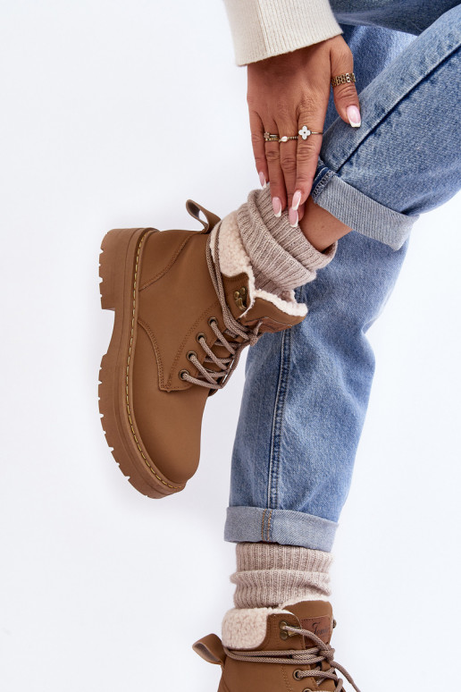 laarzen met warme bruine kleur Lynnvia laarzen met warme bruine kleur Lynnvia