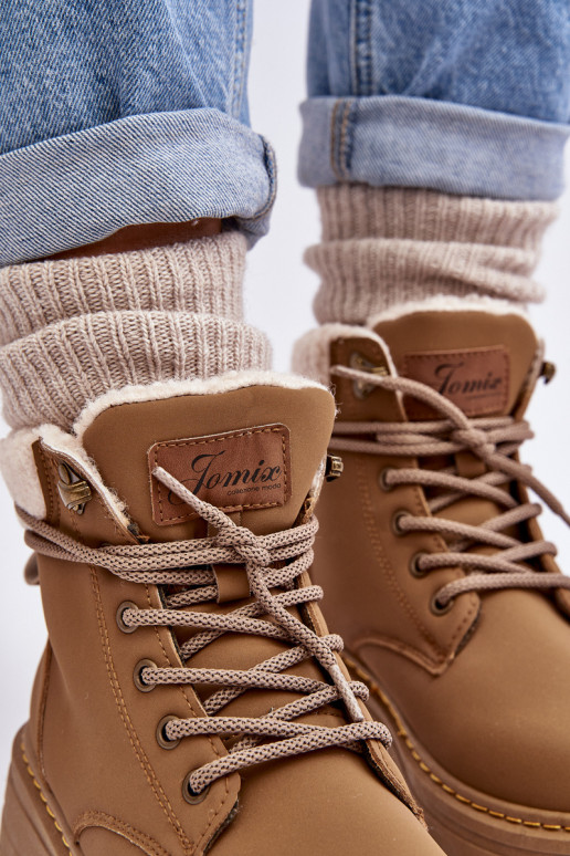 laarzen met warme bruine kleur Lynnvia laarzen met warme bruine kleur Lynnvia