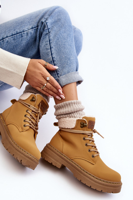 laarzen met warme bruine kleur Lynnvia laarzen met warme bruine kleur Lynnvia