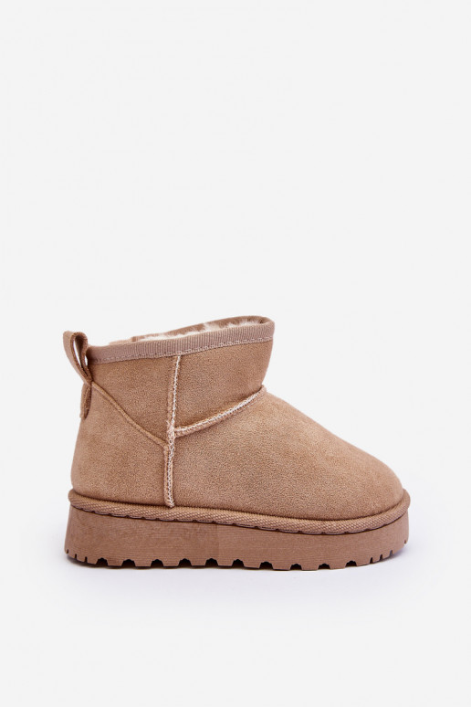 Bottes de neige pour enfants Bottes réchauffées beige Nallita
