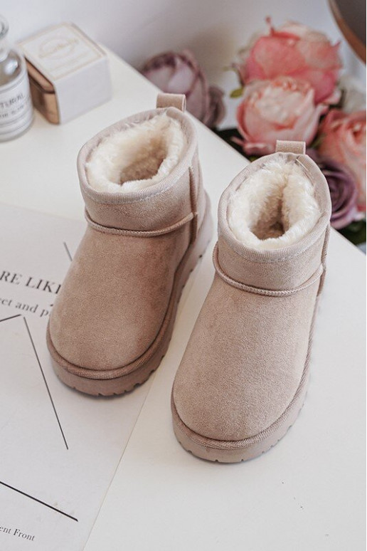 Kindersnowboots Laarzen verwarmd beige Nallita Kindersnowboots Laarzen verwarmd beige Nallita