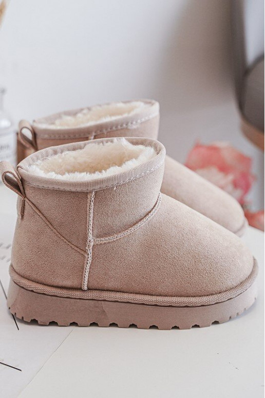 Kindersnowboots Laarzen verwarmd beige Nallita Kindersnowboots Laarzen verwarmd beige Nallita