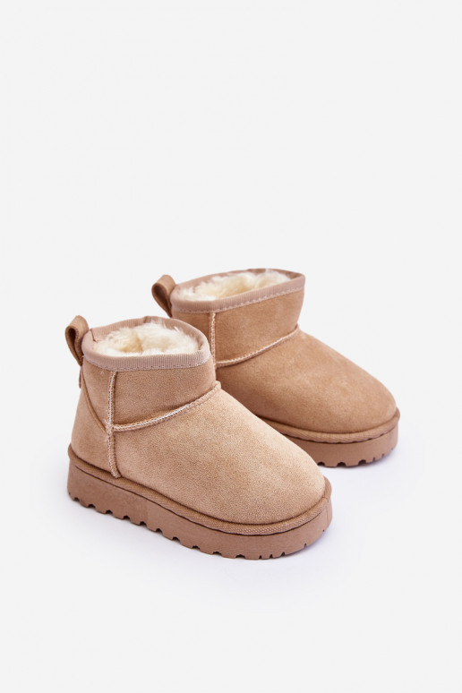 Bottes de neige pour enfants Bottes réchauffées beige Nallita